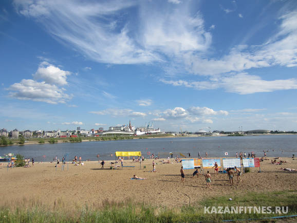 Фото Пляж Нижнее Заречье в Казани - расположение, фото, описание
